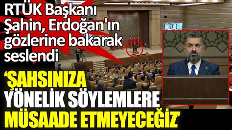 R­T­Ü­K­ ­B­a­ş­k­a­n­ı­ ­Ş­a­h­i­n­ ­E­r­d­o­ğ­a­n­­a­ ­S­e­s­l­e­n­d­i­:­ ­M­ü­s­a­a­d­e­ ­E­t­m­e­y­e­c­e­ğ­i­z­!­
